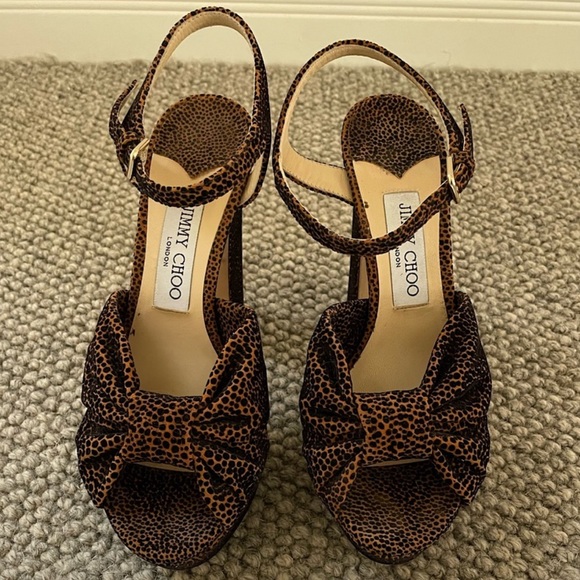 Jimmy Choo Leopard Platforms - Picture 2 of 6